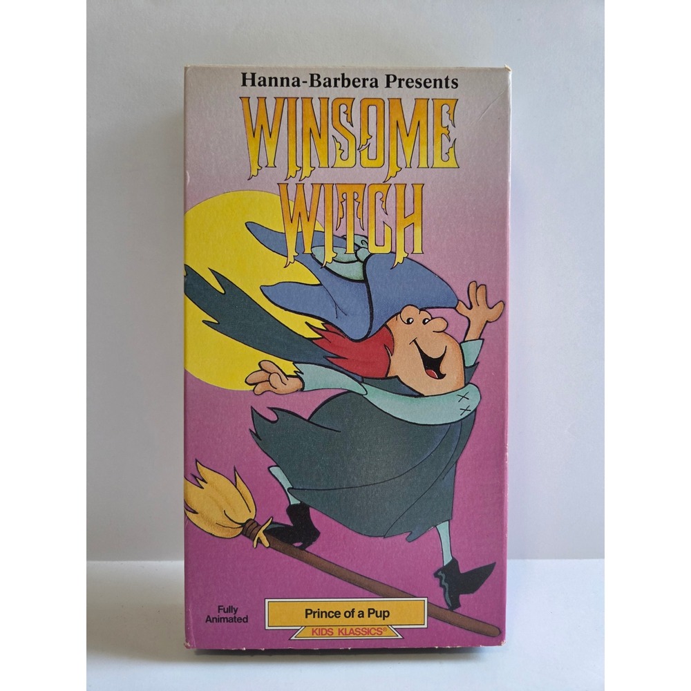 Hanna-Barbera Winsome Witch Prince of a Pup VHS Kids Klassics K6036 Vintage